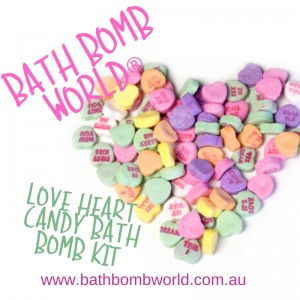 Bath Bomb World® Love Heart Candy Bath Bomb Kit